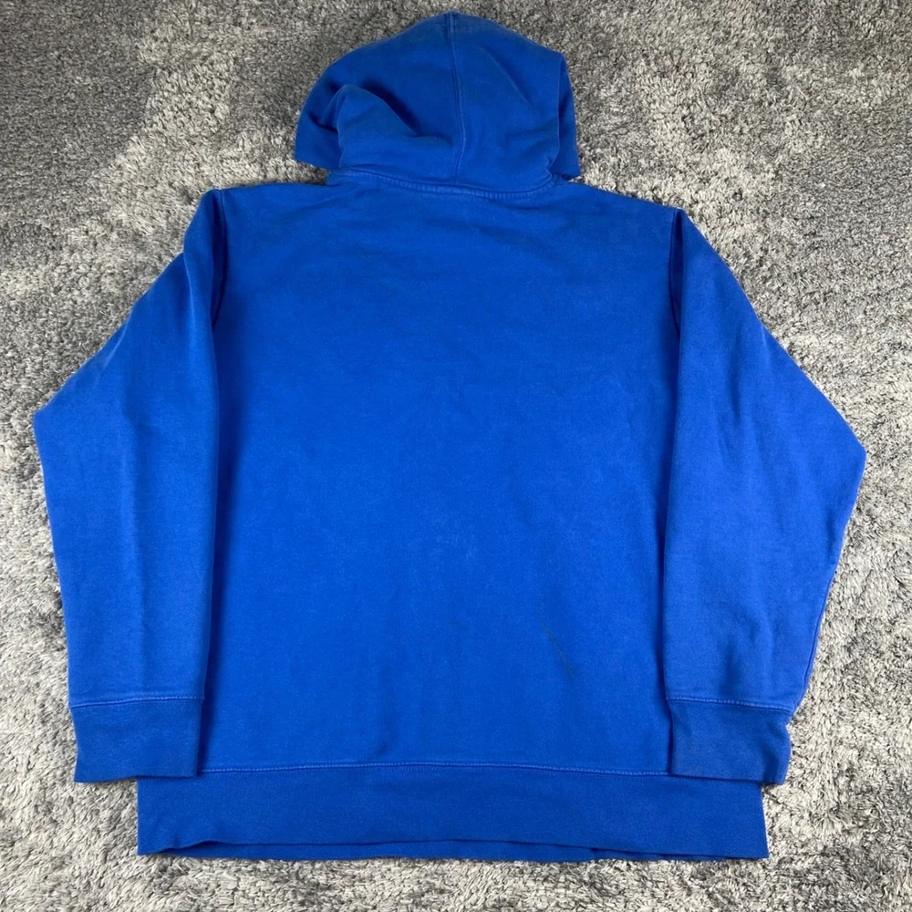 The North Face‎ Hoodie Mens XL Blue Pullover Logo Graphic Sweatshirt Gorpcore